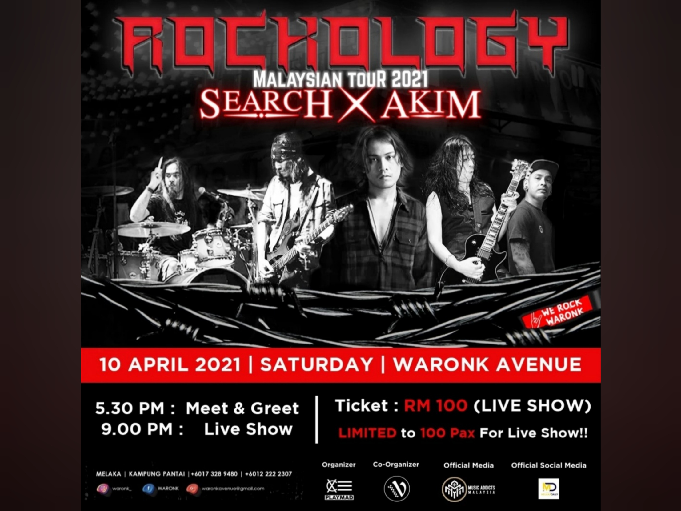Rockology Malaysian Tour 2021 : Akim anggota baru Search ? - The Malaya Post